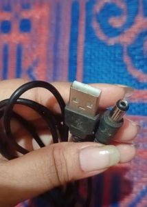 USB to DC Barrel Jack Adapter Cable