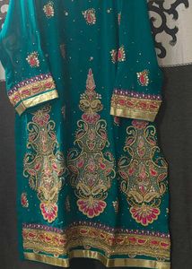 Full Embroidered Suit with Plain Salwar