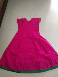Elegant Pink Anarkali Kurta Set