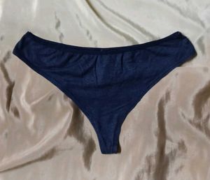 Navy Blue Thong Briefs