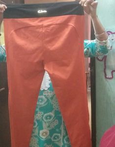 Brown High-Rise Leggings