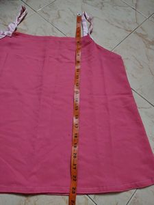 Cute Pink Spaghetti Strap Top