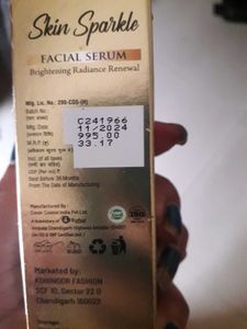 Skin Sparkle Facial Serum - Brightening &amp; Tighteni