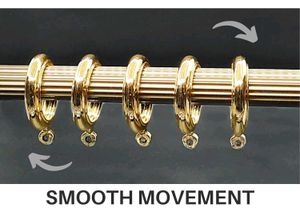 Decorative Curtain Rings & Finials Set