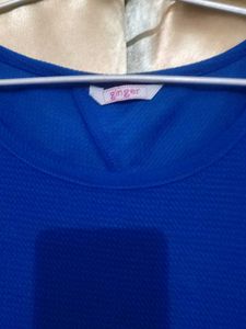 Vibrant Royal Blue Skater Dress