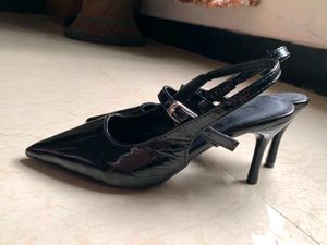 Black Patent Stiletto Heels