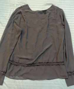Elegant Embroidered Long Sleeve Top