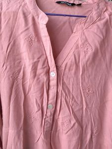Zudio Peach maxi dress