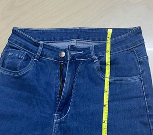 Blue Wide Leg Jeans