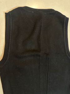 Black Knit Vest