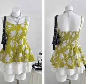 Floral Ruffled Mini Dress
