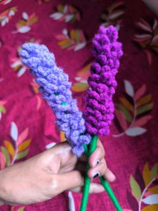 Crochet Lavender Flowers