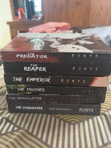 6 books Runyx Dark Verse Book Series