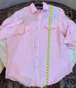 Polo Ralph Lauren Pink Linen Shirt