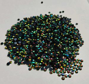 Green AB Iridescent Flatback