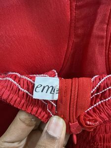 Stunning Red Halter Neck Maxi Dress
