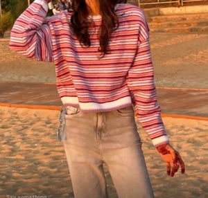 Striped Crew Neck Sweater