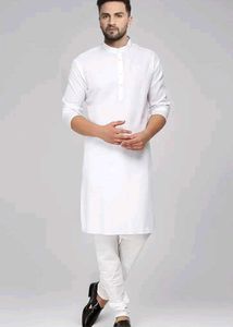 PURE ✨ COTTON Men's White Kurta Pajamas