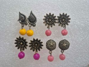 Boho Ethnic Dangle Earrings Set