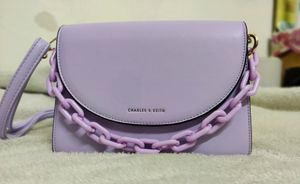 Lilac Charles & Keith Shoulder Bag