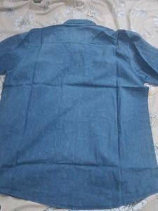 Men's Blue Denim Casual Shirt