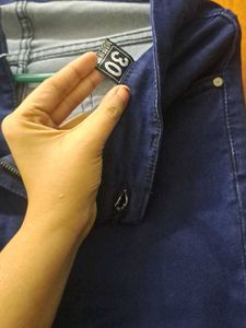 Navy blue Straight Jeans