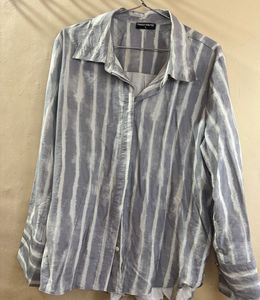 Red Tape Striped Men's Shirt