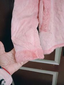 Light Pink Color Winter Coat