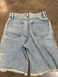 Vintage Wash Denim Shorts