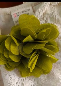 Pretty Hakoba Dress Lime Green