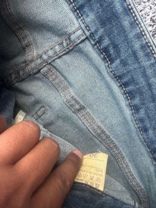 Stylish Blue Denim Wide Leg Jeans