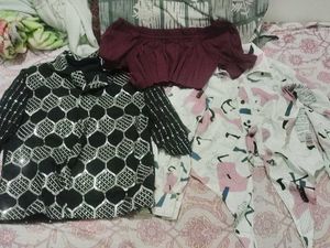 3 Stylish Women's Tops combo with gifts