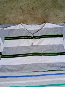 Set of 2 Striped T-Shirt for Men Buy1 Get1 Offer