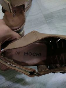 Stylish Brown Wedge Sandals