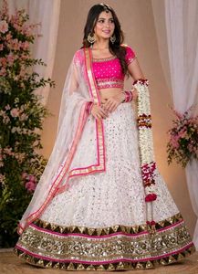 Stunning Lehenga Choli🤍🩷