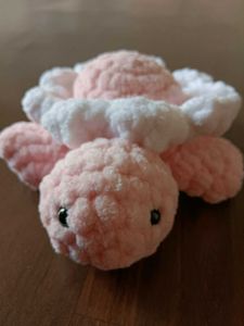 Crochet Cute strawberry daisy Turtle