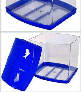 Mini Aquarium Fish Tank ( new blue colour)