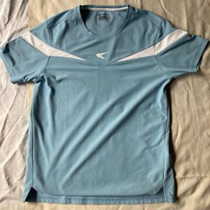 PERFORMAX Men's Light Blue Athletic T-Shirt