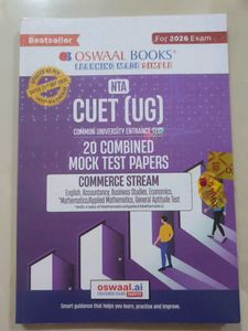 Oswaal Books CUET (UG) Commerce Mock Papers 2026