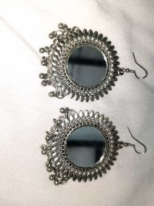 Boho Mirror Dangle Earrings