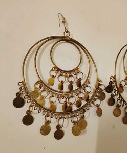 Boho Chandelier Hoop Earrings