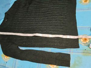 Cozy Cable Knit Sweater mens winters green
