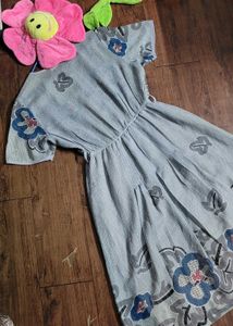 Vintage Floral Print Dress