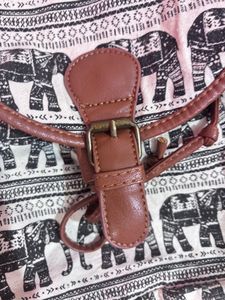 Boho Elephant Print Backpack