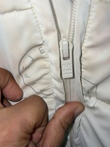 Pepe Jeans New White Puffer Jacket