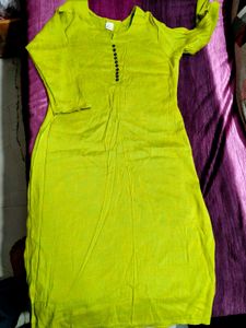 Lime Green Kurta