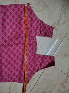 Stylish Pink Printed Blouse