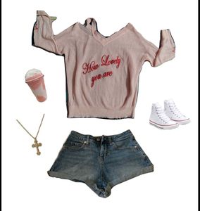 Pink Shoulder Long Sleeve Top