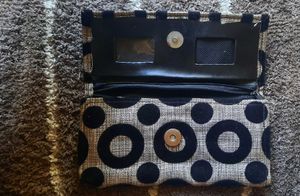 Fastrack Clutch with Bold Circles