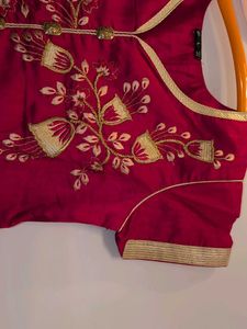 Elegant Dark Pink Embroidered Kurta with dupatta